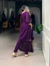 Purple Colour Top With Bottom Dupatta Ethnic Dress Wholesale Price In Surat NNK3035 
